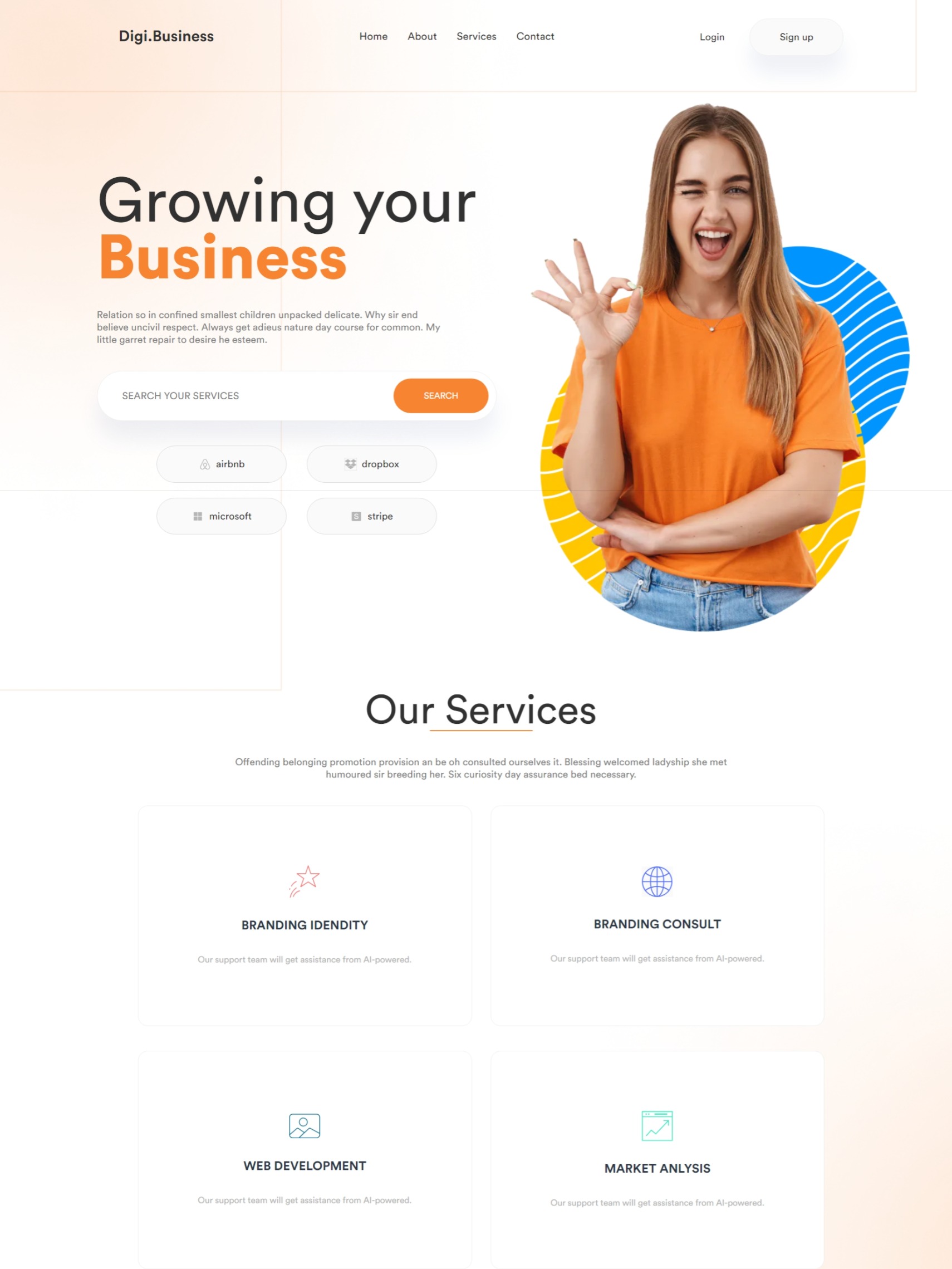 Business Landing Page